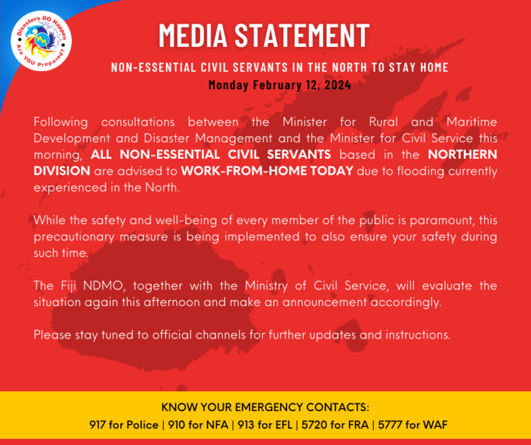 Media Statement (Monday 12/02/2024)